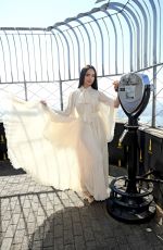 SOFIA CARSON at Empire State Building in New York 07/28/2025