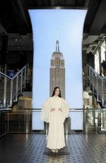 SOFIA CARSON at Empire State Building in New York 07/28/2025