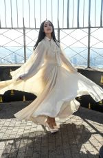 SOFIA CARSON at Empire State Building in New York 07/28/2025
