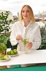 SOPHIE TURNER at St-Germain Terrace at Sea Containers in London 07/15/2025