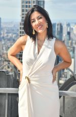 STEPHANIE BEATRIZ and Anthony Mackie at Twisted Metal Season 2 Photocall at Top of the Rock Observation Deck at Rockefeller Center 07/22/2025