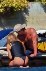SYDNEY SWEENEY in Swimsuit on a Lake in Idaho 07/25/2025