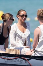 TATE MCRAE in Bikini at a Yacht in St. Tropez 07/01/2025