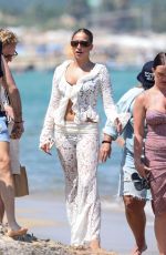 TATE MCRAE in Bikini at a Yacht in St. Tropez 07/01/2025