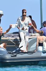 TATE MCRAE in Bikini at a Yacht in St. Tropez 07/01/2025