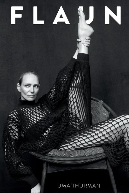 UMA THURMAN for Flaunt Magazine, July 2025