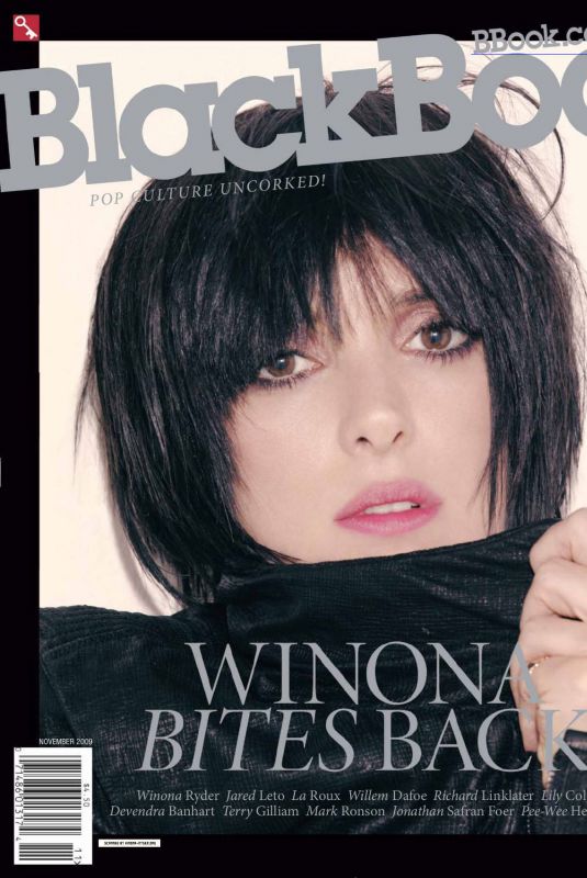 WINONA RYDER for Blackbook Magazine, November 2009