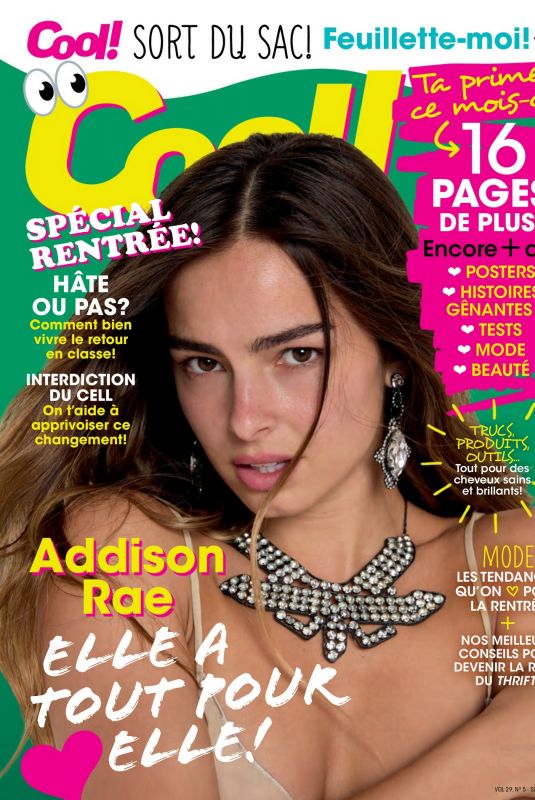 ADDISON RAE in Cool Canada, Septembre 2025