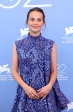 ALICIA VIKANDER at The Wizard of the Kremlin Photocall at 82nd Venice International Film Festival 08/31/2025