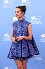 ALICIA VIKANDER at The Wizard of the Kremlin Photocall at 82nd Venice International Film Festival 08/31/2025