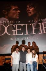 ALISON BRIE at Together screening and Q&A in Los Angeles 08/03/2025
