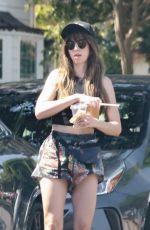 ALISON BRIE Out and About in Los Angeles 08/29/2025