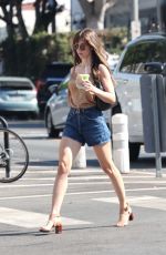 ALISON BRIE Picks up a Green Juice Out in Los Angeles 08/18/2025