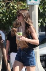 ALISON BRIE Picks up a Green Juice Out in Los Angeles 08/18/2025