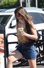 ALISON BRIE Picks up a Green Juice Out in Los Angeles 08/18/2025