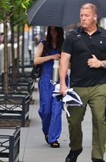 ANNE HATHAWAY on the Set of The Devil Wears Prada 2 in New York City 07/31/2025