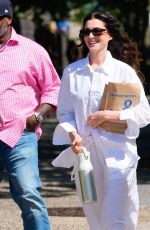 ANNE HATHAWAY on the Set of The Devil Wears Prada 2 in New York City 08/19/2025