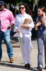 ANNE HATHAWAY on the Set of The Devil Wears Prada 2 in New York City 08/19/2025