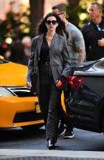 ANNE HATHAWAY on the Set of The Devil Wears Prada 2 in New York City 08/27/2025