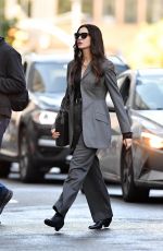 ANNE HATHAWAY on the Set of The Devil Wears Prada 2 in New York City 08/27/2025