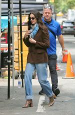 ANNE HATHAWAY on the Set of The Devil Wears Prada 2 in New York City 0814/2025
