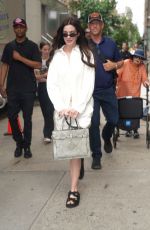 ANNE HATHAWAY on the Set of The Devil Wears Prada 2 in New York City 0814/2025