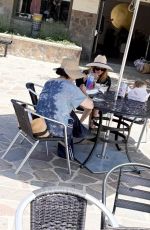 ASHLEY TISDALE Enjoys a Lunch with Family in Malibu 08/90/2025