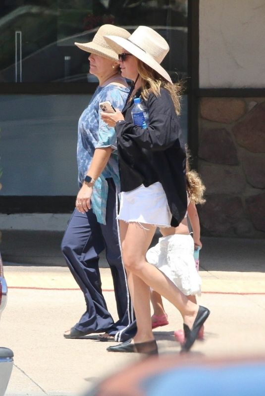 ASHLEY TISDALE Enjoys a Lunch with Family in Malibu 08/90/2025