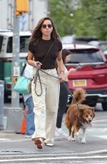 AUBREY PLAZA Out for Dinner with Her Dog in New York City 08/27/2025