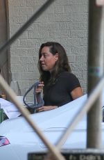 AUBREY PLAZA Out for Dinner with Her Dog in New York City 08/27/2025