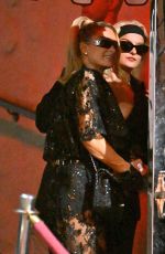 BEBE REXHA Arrives at Cara Delevingne