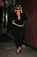 BEBE REXHA Arrives at Cara Delevingne