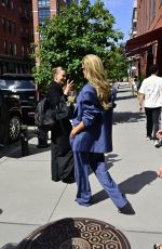 BROOKS NADER Leaves Her Hotel in New York City 08/25/2025