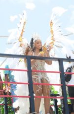 CHLOE BAILEY in Costume at The Crop Over Festival in Barbados 08/04/2025