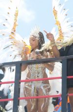CHLOE BAILEY in Costume at The Crop Over Festival in Barbados 08/04/2025