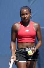COCO GAUFF at US Open Tennis Championships at Flushing Meadows 08/23/2025