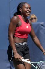 COCO GAUFF at US Open Tennis Championships at Flushing Meadows 08/23/2025