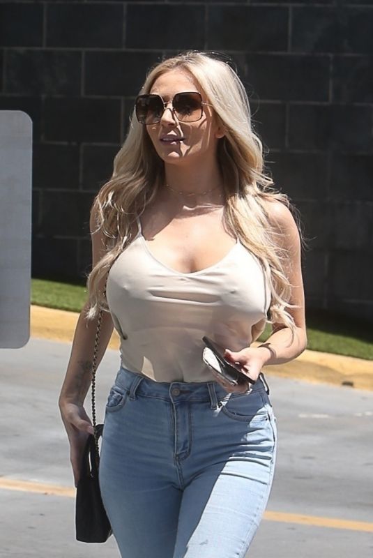 COURTNEY STODDEN Leaves a Business Meeting in Beverly Hills 08/19/2025