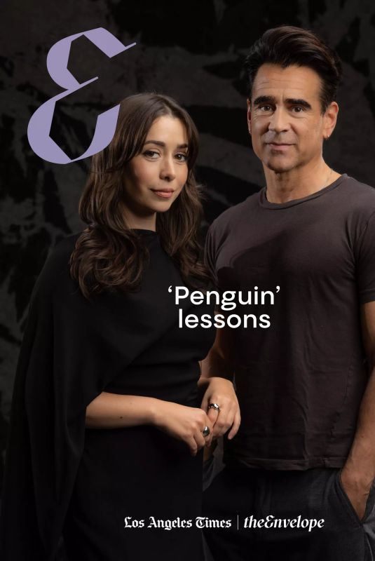 CRISTIN MILIOTI and Colin Farrell for Los Angeles Times, The Envelope, August 2025