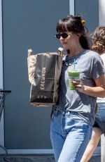 DAKOTA JOHNSON Shopping at Erewhon Market Before Getting Her Car Washed in Calabasas 08/12/2025