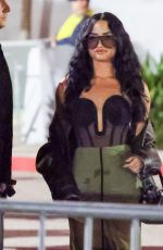 DEMI LOVATO Arrives at Lady Gaga