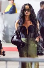 DEMI LOVATO Arrives at Lady Gaga