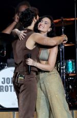 DEMI LOVATO Performs at Jonas Brothers: JONAS20 Greetings From Your Hometown Tour at MetLife Stadium in East Rutherford 08/10/2025