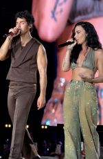 DEMI LOVATO Performs at Jonas Brothers: JONAS20 Greetings From Your Hometown Tour at MetLife Stadium in East Rutherford 08/10/2025