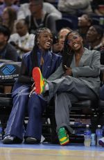 DOECHII at Phoenix Mercury vs Chicago Sky Game at Wintrust Arena in Chicago 08/03/2025