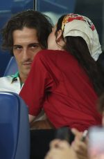 DOVE CAMERON and Damiano David at Serie A 2025-26 Season Opener Between AS Roma and Bologna FC 1909 in Rome 08/23/2025