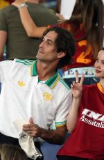 DOVE CAMERON and Damiano David at Serie A 2025-26 Season Opener Between AS Roma and Bologna FC 1909 in Rome 08/23/2025