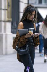 EIZA GONZALEZ Leaves a Hotel in Madrid 04/29/2025