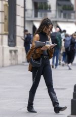 EIZA GONZALEZ Leaves a Hotel in Madrid 04/29/2025