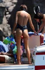 EMILY RATAJKOWSKI in a Swimsuit at a Pool in Positano 08/07/2025